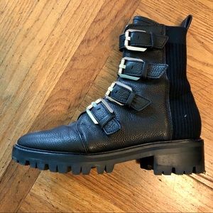 Black Ankle boots- rather Goth